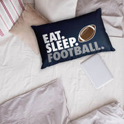 Football Pillowcase - Eat Sleep Football