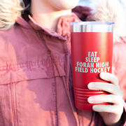 Field Hockey 20 oz. Double Insulated Tumbler - Personalized Eat Sleep Field Hockey