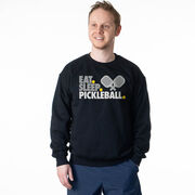 Pickleball Crewneck Sweatshirt - Eat. Sleep. Pickleball