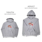 Wrestling Hooded Sweatshirt - Wrestling Santa