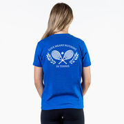 Tennis Short Sleeve T-Shirt - Love Means Nothing In Tennis (Back Design)