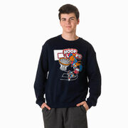 Basketball Crewneck Sweatshirt - Hoop Loops