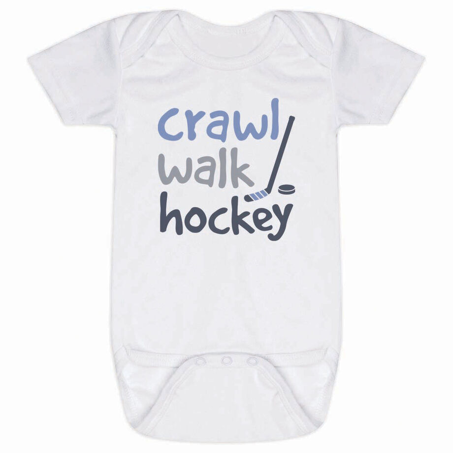 Hockey Baby One-Piece - Crawl Walk Hockey
