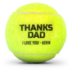 Personalized Tennis Ball - Thanks Dad
