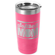 Softball 20 oz. Double Insulated Tumbler - Mom