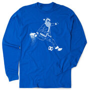 Soccer Tshirt Long Sleeve - Santa Player