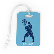 Girls Lacrosse Bag/Luggage Tag - Personalized Goalie