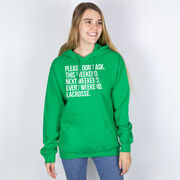 Lacrosse Hooded Sweatshirt - All Weekend Lacrosse