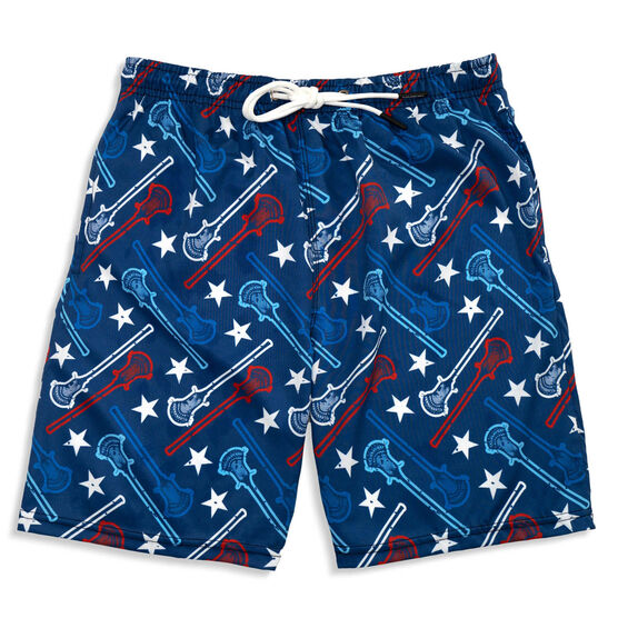 Guys Lacrosse Swim Trunks - All American Lacrosse