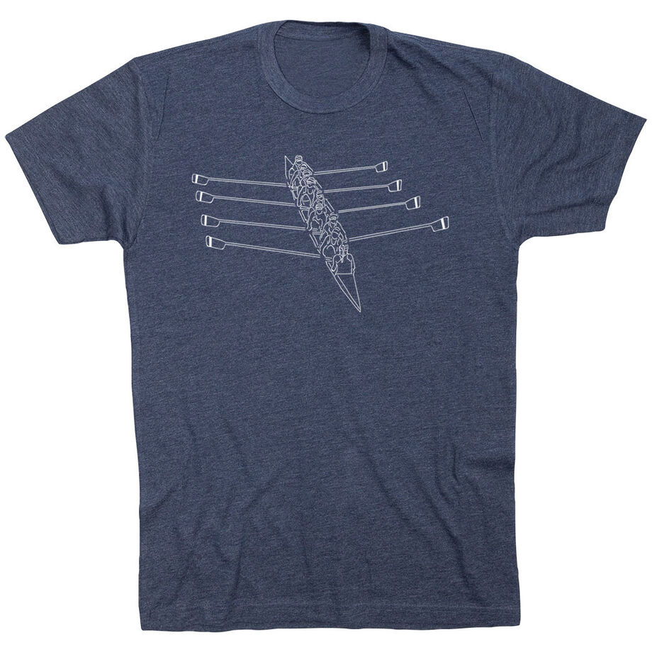 Crew Short Sleeve T-Shirt - Crew Row Team Sketch