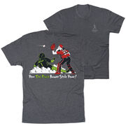 Baseball Short Sleeve T-Shirt - How The Pinch Stole Home (Back Design)
