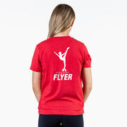 Cheerleading Short Sleeve T-Shirt - Frequent Flyer (Back Design)