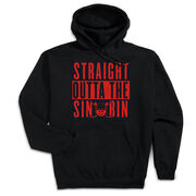 Hockey Hooded Sweatshirt - Straight Outta The Sin Bin