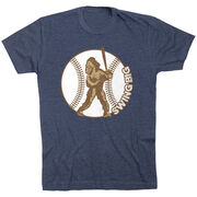 Baseball T-Shirt Short Sleeve - Baseball Bigfoot