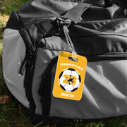 Soccer Bag/Luggage Tag - Personalized Soccer Team Ball