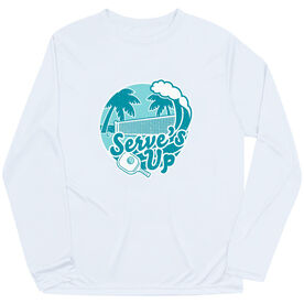 Pickleball Long Sleeve Performance Tee - Serve's Up