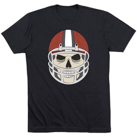 Football Short Sleeve T-Shirt - Game Face [Youth Medium/Black] - SS