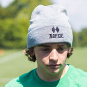 Skiing & Snowboarding Embroidered Beanie - I'm Difficult