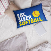 Softball Pillowcase - Eat Sleep Softball