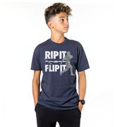 Baseball Tshirt Short Sleeve Rip It Flip It