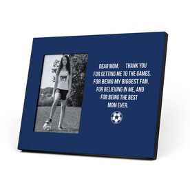 Soccer Photo Frame - Dear Mom Heart