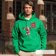 Basketball Hooded Sweatshirt - Slam Dunk Santa