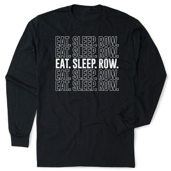 Crew Tshirt Long Sleeve - Eat. Sleep. Row