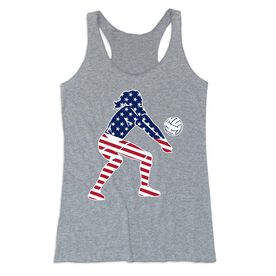 Volleyball Women's Everyday Tank Top - Volleyball Stars and Stripes Player