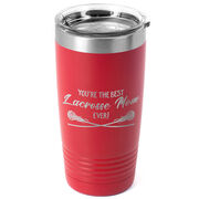 Girls Lacrosse 20oz. Double Insulated Tumbler - You're The Best Mom Ever