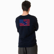 Hockey Crewneck Sweatshirt - Hockey Land That We Love (Back Design)