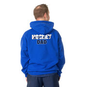 Hockey Hooded Sweatshirt - Hockey Dad Life (Back Design) 