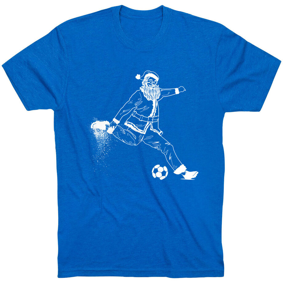Soccer Short Sleeve T-Shirt - Santa Player
