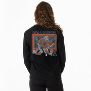 Hockey Tshirt Long Sleeve - Goal Buster (Back Design)