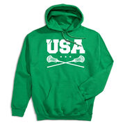Guys Lacrosse Hooded Sweatshirt - USA Lacrosse