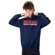 Baseball Hooded Sweatshirt - Baseball All Day Everyday