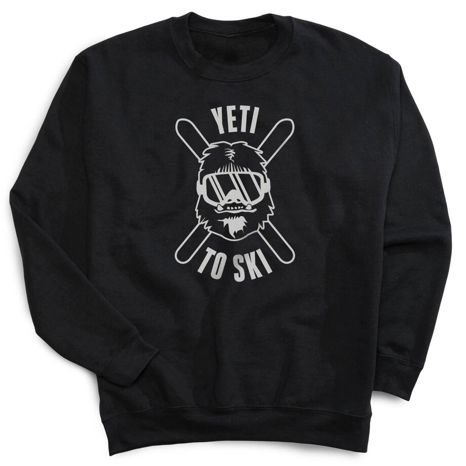 Skiing Crewneck Sweatshirt - Yeti To Ski