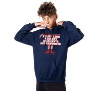 Hockey Hooded Sweatshirt - Hockey's My Favorite