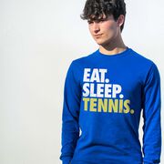 Tennis Tshirt Long Sleeve - Eat. Sleep. Tennis