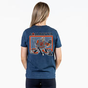 Hockey Short Sleeve T-Shirt - Goal Buster (Back Design)