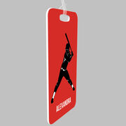 Softball Bag/Luggage Tag - Personalized Softball Batter