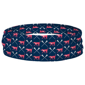 Girls Lacrosse Multifunctional Headwear - LuLa the Lax Dog RokBAND