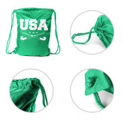 Field Hockey Drawstring Backpack - USA Field Hockey