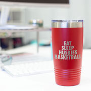 Basketball 20 oz. Double Insulated Tumbler - Personalized Eat Sleep Basketball