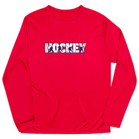 Hockey Long Sleeve Performance Tee - Hockey Life