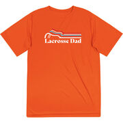 Guys Lacrosse Short Sleeve Performance Tee - Lacrosse Dad Sticks