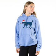 Hockey Hooded Sweatshirt - Christmas Dog