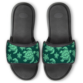 Personalized Repwell&reg; Slide Sandals - Sea Turtles