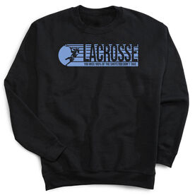 Guys Lacrosse Crewneck Sweatshirt - 100% Of The Shots
