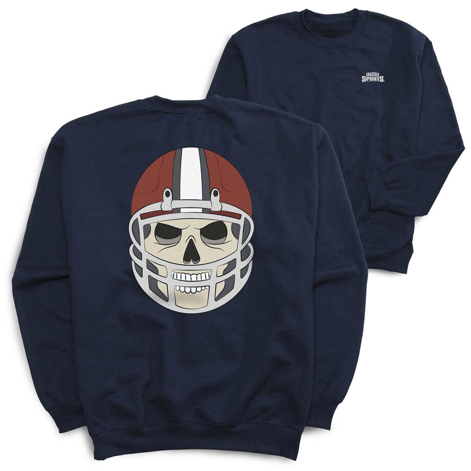 Football Crewneck Sweatshirt - Game Face (Back Design)