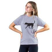 Hockey Tshirt Short Sleeve Howe the Hockey Dog